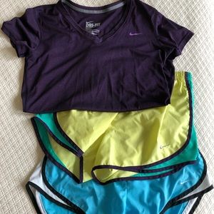 Nike shorts and shirt